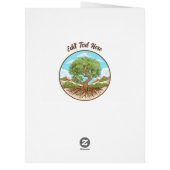 Olive tree Peace symbol in a free Palestine Land (Back)