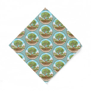 Olive tree Peace symbol in a free Palestine Land Bandana