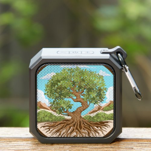 Olive tree Peace symbol in a free Palestine Land Bluetooth Speaker