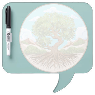 Olive tree Peace symbol in a free Palestine Land Dry Erase Board