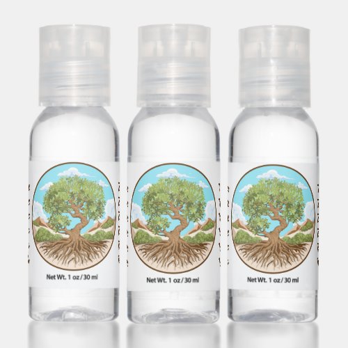 Olive tree Peace symbol in a free Palestine Land Hand Sanitizer
