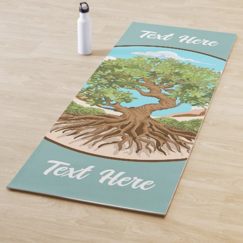 Olive tree Peace symbol in a free Palestine Land Yoga Mat