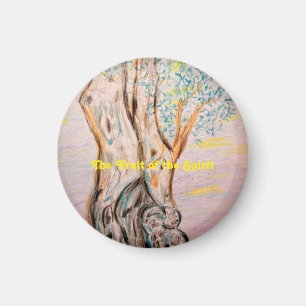 Olive Tree the fruit of the spirit Magnet