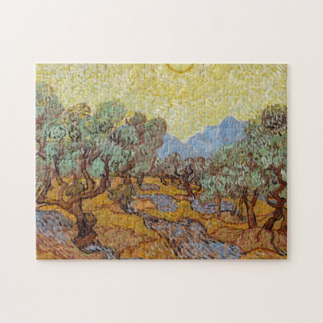 Olive Trees, 1889 by Vincent van Gogh Jigsaw Puzzle (Horizontal)