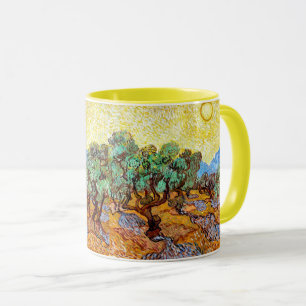 Olive Trees (1889) Vincent Van Gogh landscape art Mug