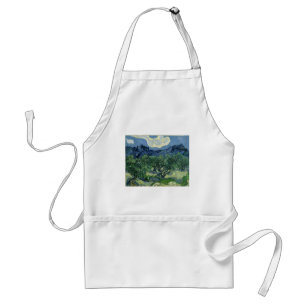 Olive Trees by Van Gogh Adult Apron