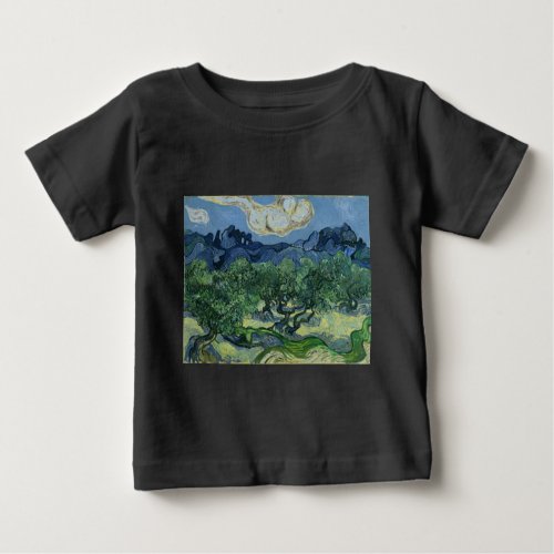 Olive Trees by Van Gogh Baby T_Shirt