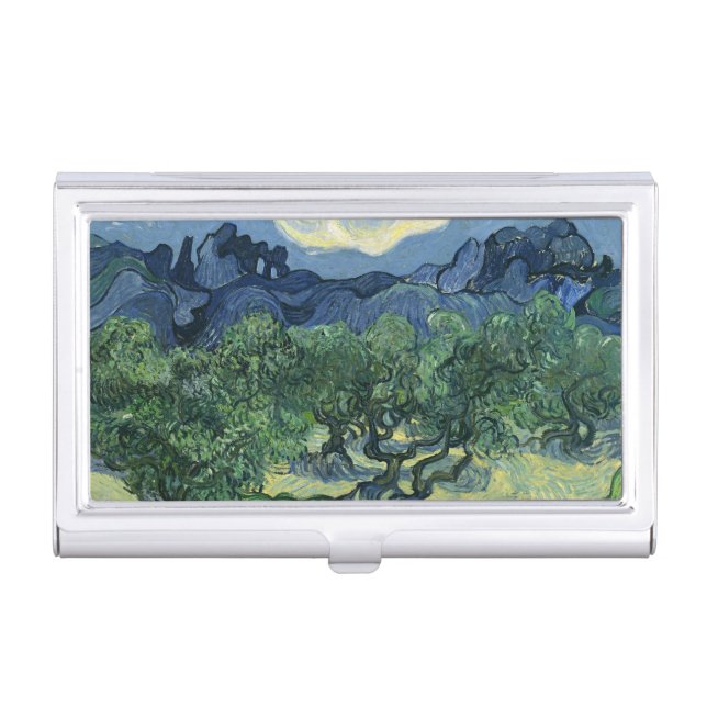 Olive Trees by Van Gogh Business Card Case (Front)