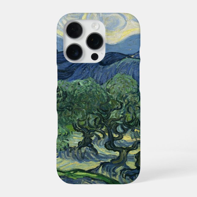 Olive Trees by Van Gogh Iphone Case (Back)