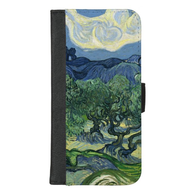 Olive Trees by Van Gogh iPhone Wallet Case (Front)