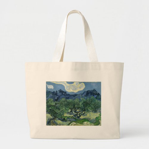 Olive Trees by Van Gogh Large Tote Bag