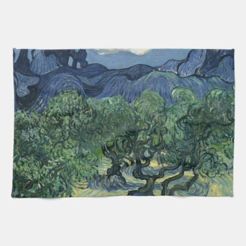 Olive Trees by Van Gogh Towel