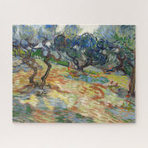 Vincent van Gogh Olive Trees Jigsaw Puzzle by flower art elm