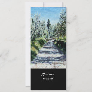OLIVE TREES IN FLORENCE INVITATION