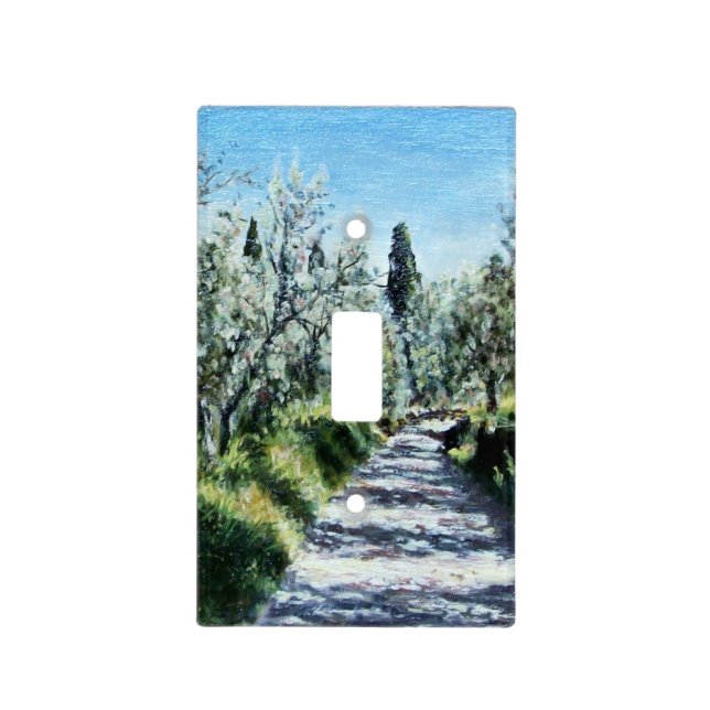OLIVE TREES IN RIMAGGIO LIGHT SWITCH COVER (Front)