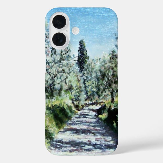 OLIVE TREES IN RIMAGGIO Tuscany Landscape Case-Mate iPhone Case (Back)
