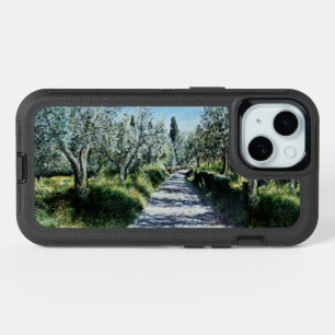 OLIVE TREES IN RIMAGGIO Tuscany Landscape iPhone 15 Case