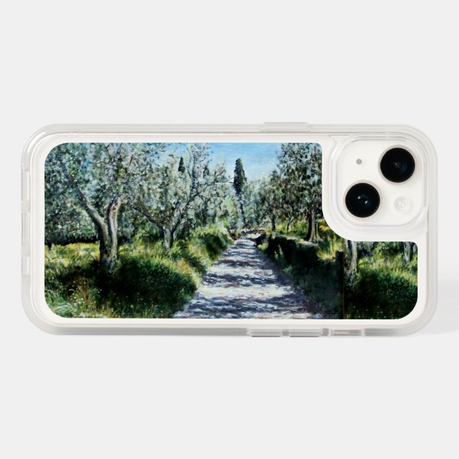 OLIVE TREES IN RIMAGGIO Tuscany Landscape Otterbox iPhone Case (Back Horizontal)
