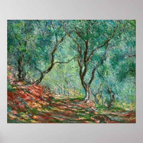 Olive Trees in the Garden Poster