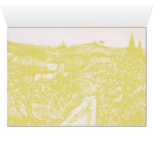 OLIVE TREES IN TUSCANY 2 CARDS (Inside Horizontal (Bottom))
