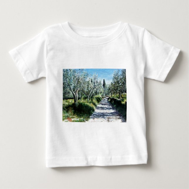OLIVE TREES IN TUSCANY BABY T-Shirt (Front)