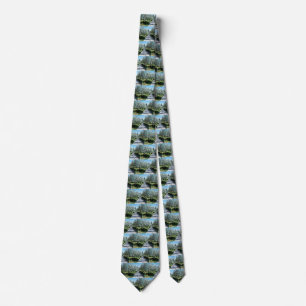 OLIVE TREES IN TUSCANY LANDSCAPE NECK TIE
