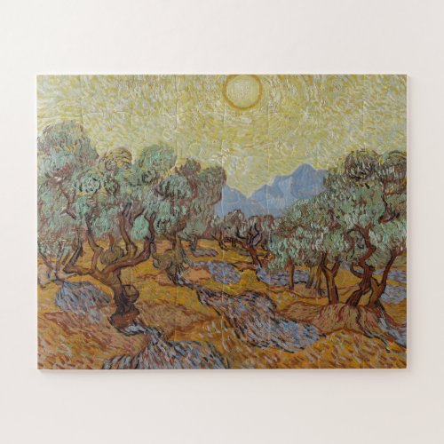 Olive Trees Vincent van Gogh  Jigsaw Puzzle