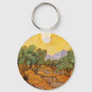 Olive Trees, Vincent Van Gogh Keychain