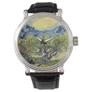 Olive Trees with Alpilles by Vincent van Gogh Watch