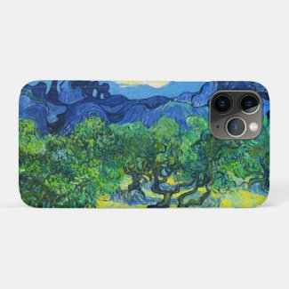 Olive Trees with the Alpilles in the Background Case-Mate iPhone Case