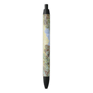 Olive Trees with yellow sky and sun Pen