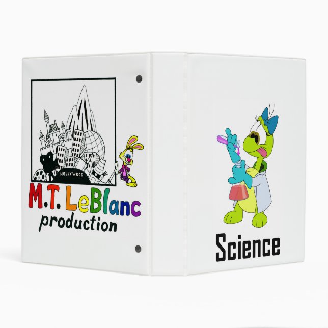 Olive Turtle School Science Binder (Background)
