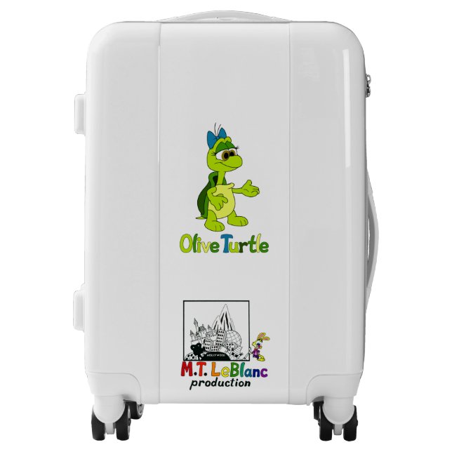 Olive Turtle Suitcase (Front)
