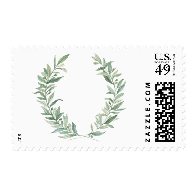 Olive Wreath Stamp