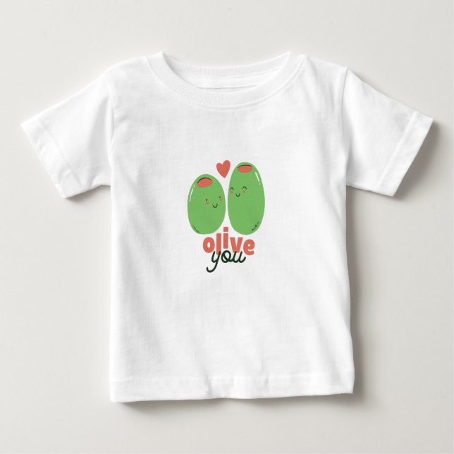 Olive You Baby T-Shirt (Front)