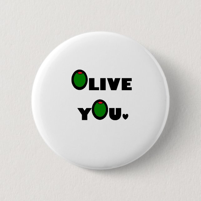 Olive you button (Front)