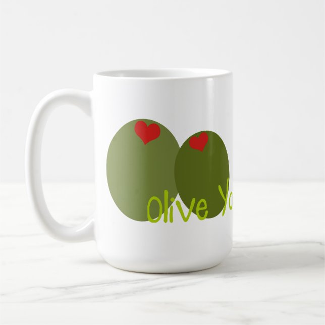 Olive You Coffee Mug (Left)