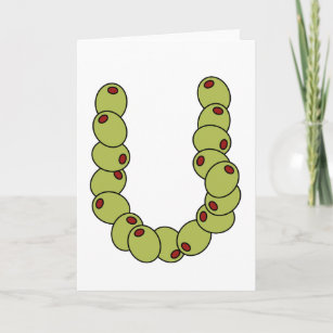 Olive You "I Love You" Holiday Card