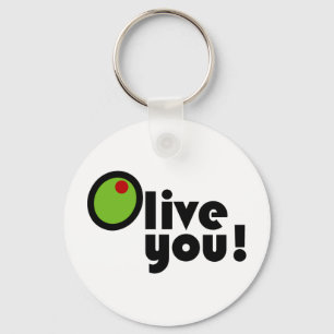 Olive You! Keychain
