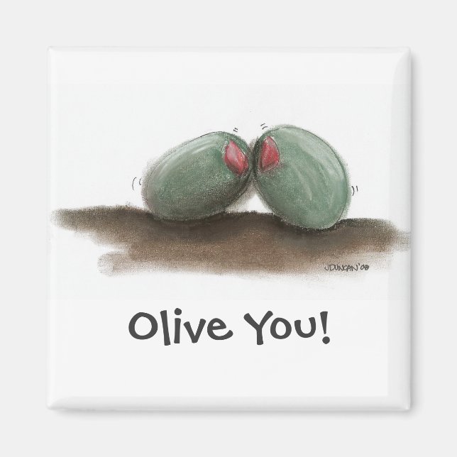 Olive You Magnet (Front)