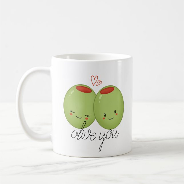 Olive You Mug (Left)
