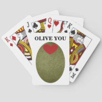 Olive You Playing Cards