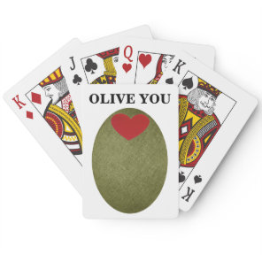 Olive You Playing Cards