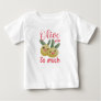 Olive You So Much Funny Food Pun Baby T-Shirt