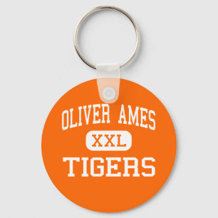 Oliver Ames - Tigers - Senior - North Easton Keychain
