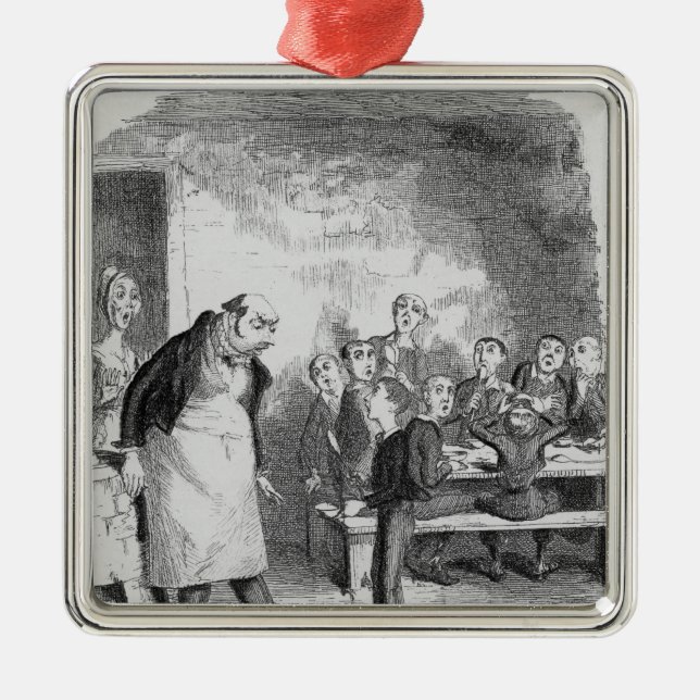 Oliver asking for more metal ornament (Front)