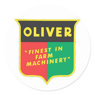 Oliver Classic Round Sticker