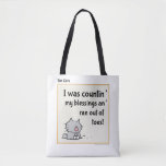 Oliver-countin&#39; blessings tote bag