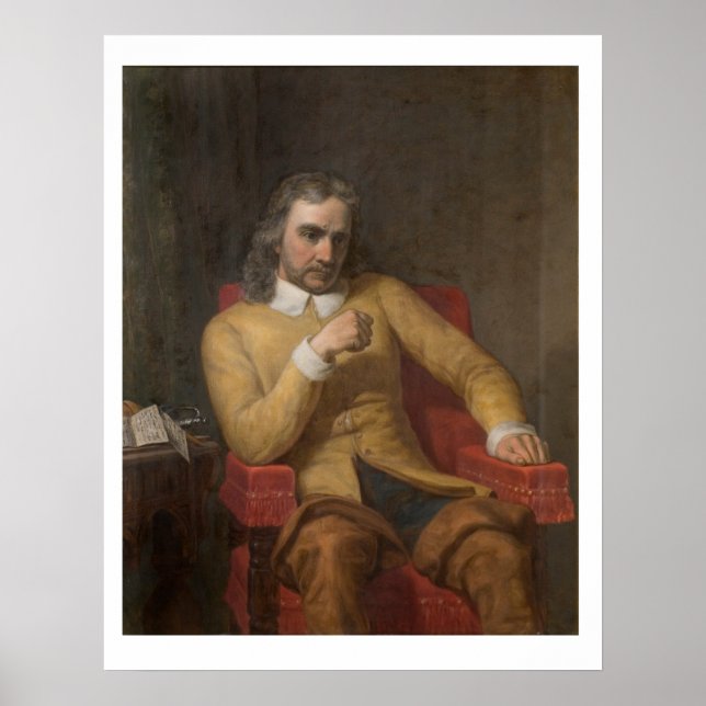 Oliver Cromwell by Charles Lucy Poster (Front)