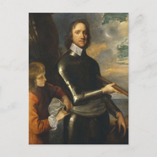 Oliver Cromwell by Robert Walker Postcard